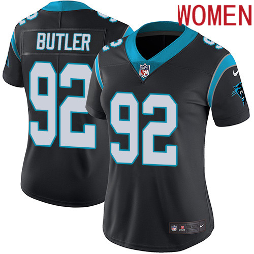 2019 Women Carolina Panthers #92 Butler black Nike Vapor Untouchable Limited NFL Jersey